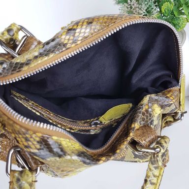 SHANIQUE - Rovina Python Leather Handbags Size 30