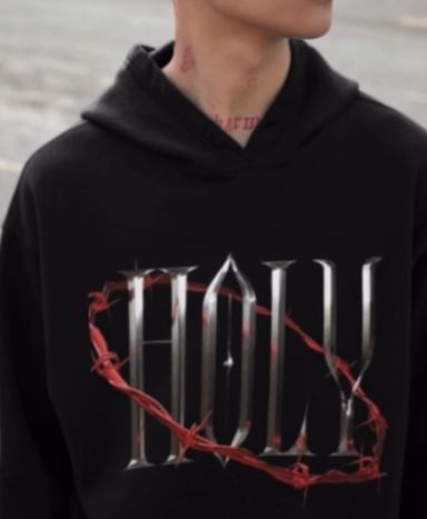 Holy Hoodie Both Side Printed