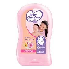 BABY CHERAMY VITAMIN E & MILK 200ML (FLORAL BABY CREAM)