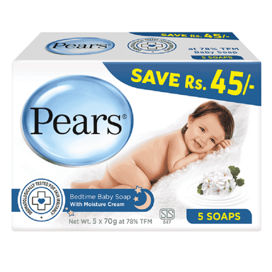 PEARS BABY BEDTIME 70G*5 (BABY SOAP)