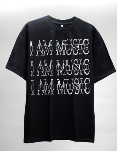 IAmMusic Oversized Tshirt (BothSide Printed)