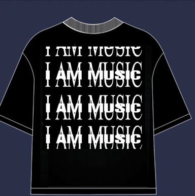 IAmMusic Oversized Tshirt (BothSide Printed)