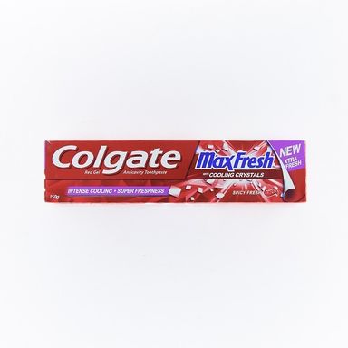 COLGATE MAXFRESH RED SPICY FRESH 150G (ANTICAVITY GEL TOOTHPASTE)