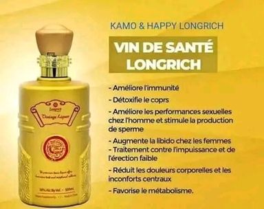 Vin de santé longrich 