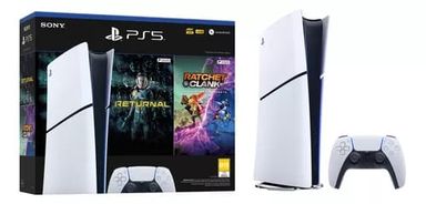 Sony PlayStation 5 Slim Digital 1TB Bundle con 2 Juegos Digitales CFI-2015