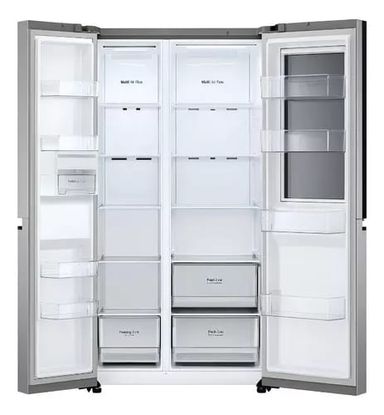 Refrigerador LG Side By Side 28 Pies Plata Vs27bxqp Color Plateado