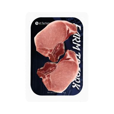 加拿大有骨黑毛豬肉眼 Canadian 100% Natural Berkshire Bone-In Pork Loin 360g