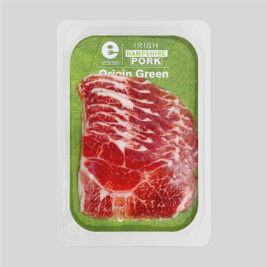 愛爾蘭全天然無激素豬梅肉(火鍋片) Irish 100% Natural Hampshire Pork Collor (Hotpot Sliced) 200g