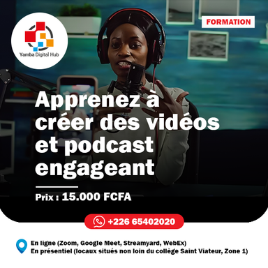 Formation apprendre à créer de vidéos et podcast engageants