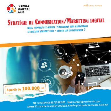 Stratégie marketing/ communication/plaidoyer/levée de fonds 