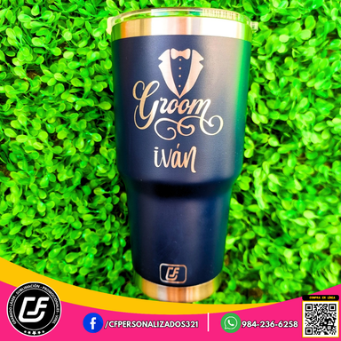 VASO TÉRMICO 30oz ENCAPSULADO EN RESINA