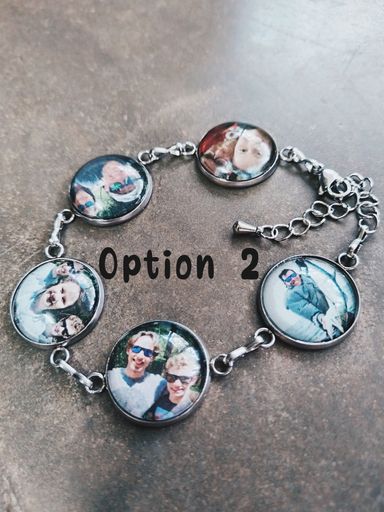 Photo charm bracelet 