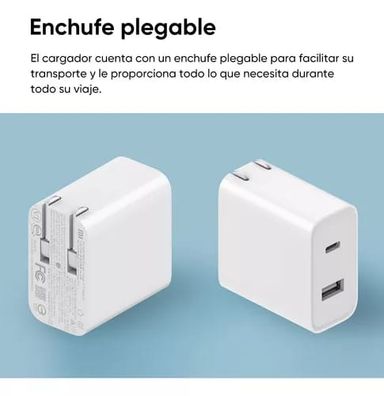 Cargador Xiaomi 33w Usb Versión Carga Rápida De Pared Blanco