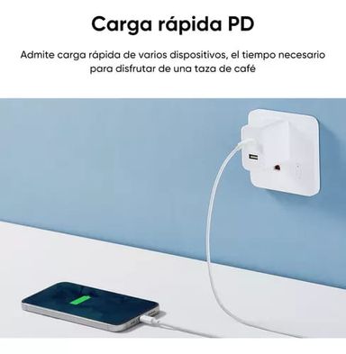 Cargador Xiaomi 33w Usb Versión Carga Rápida De Pared Blanco