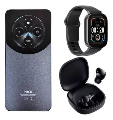 Xiaomi Poco C75 Con Smartwatch Redmi 5 Active + Buds 6 Play. Combo