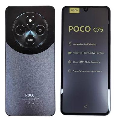 Xiaomi Poco C75 Con Smartwatch Redmi 5 Active + Buds 6 Play. Combo