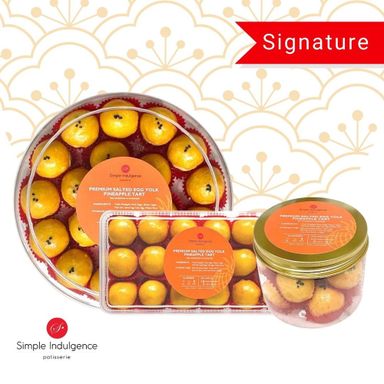 Salted Egg Yolk Pineapple Tart [Signature]