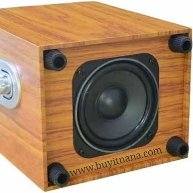 WOODEN 2.1 SUBWOOFER SPEAKER 