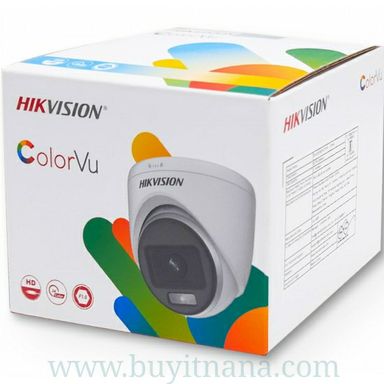 HIKVISION DOME 2MP NIGHT COLOUR (70DF0T PFS) 2.8MM BUILT IN MIC