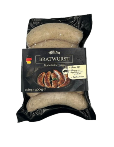 Willms Bratwurst Sausage 400G
