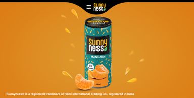 Sunnyness Juice Mandarin 240ml Can