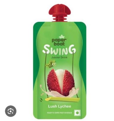 Paper Boat Swing Lush Lychee 125 ml Doy Pack