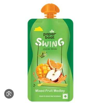 Paper Boat Swing Mixed Fruit Medley 125ml Doy Pack