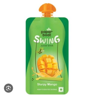 Paper Boat Swing Slurpy Mango 125 ml Doy Pack