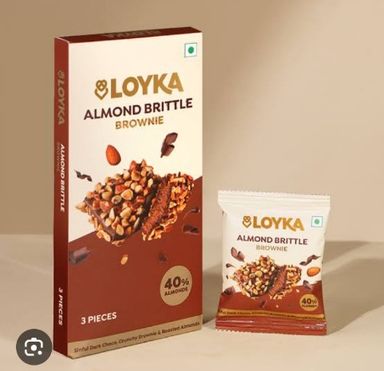 Loyka Almond Brittle Brownie 3pcs Box