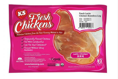 Fresh Lacto Chicken Boneless Leg – 300g(Organically Farm chicken)