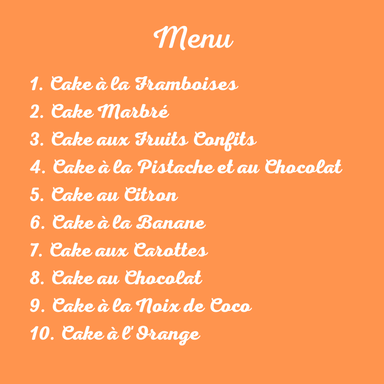 10 idées de cakes