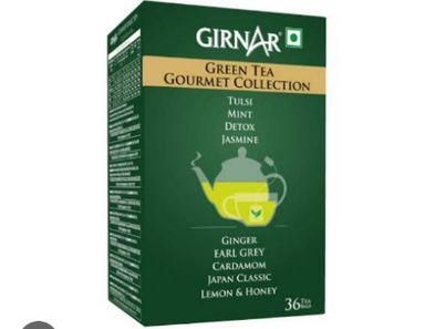 Girnar Green Tea Gourmet Collection 36 Tea Bag 48.4g Box