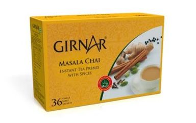 Girnar Instant Tea Premix Masala Chai 36 Sachets Box