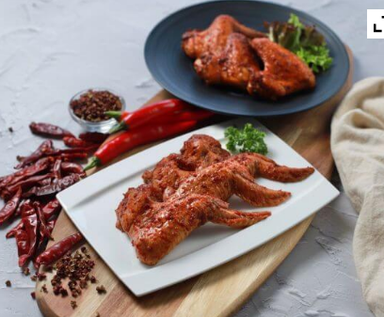 Frozen KS Sichuan Mala Chicken Wing – 200g