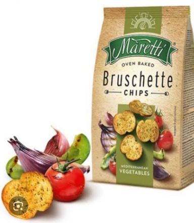 Maretti Bruschette Chips Vegetables 70g Pouch