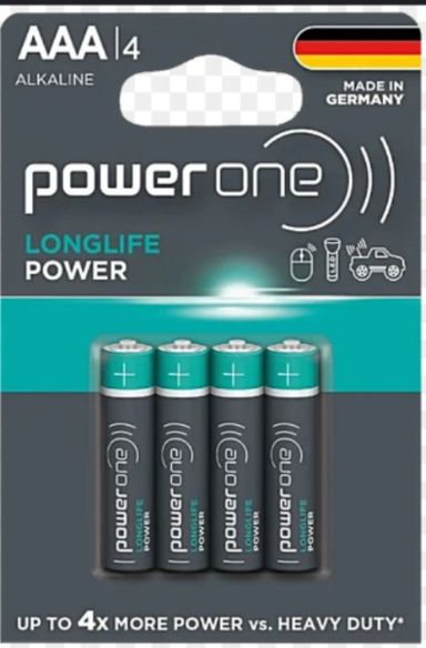 PowerOne Battery LongLife Power AA 4 Nos