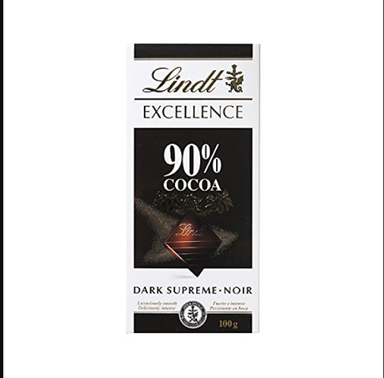 Lindt Excellence Supreme Dark 90% Cocoa 100g Bar