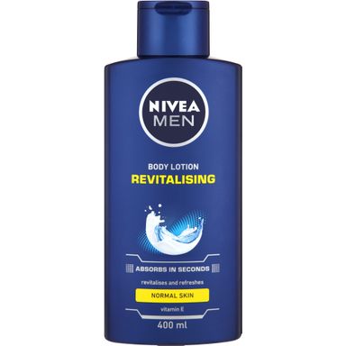 NIVEA MEN REVITALISING BODY LOTION 400ML 1x6 pack