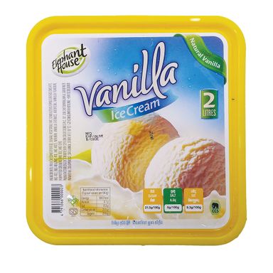 E/house Ice Cream Vanilla 2L