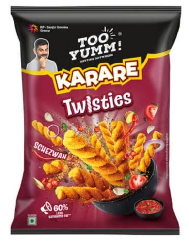 Too Yumm Karare Twisties Schezwan 65g Pouch