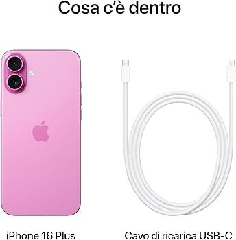 iPhone 16 Plus, 128Go, Rose