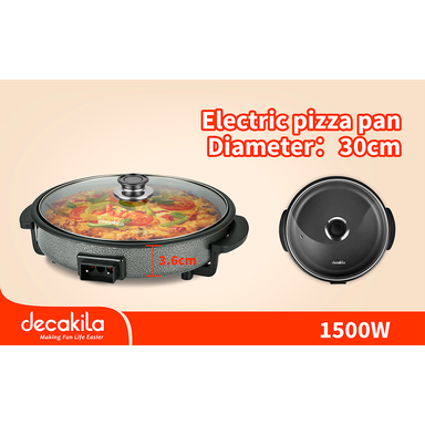 Tigaie pentru pizza 1500W 320x300mm KEEC052B Decakila