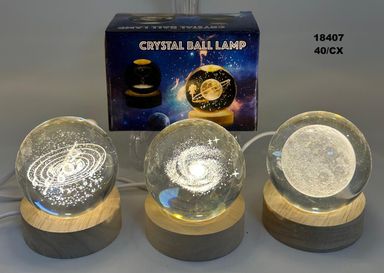 Lampara de cristal 3D