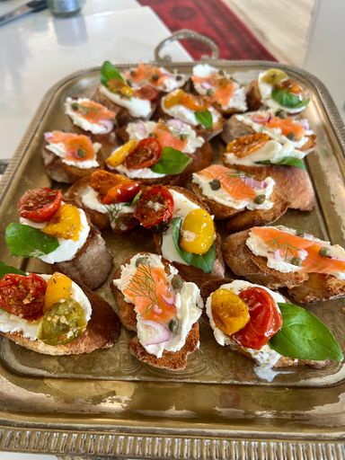 Bruschetta tray