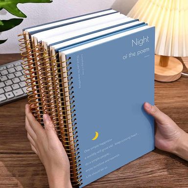 Free-Hinged A5 Spiral Diary