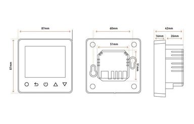 Smart WiFi Thermostat - White