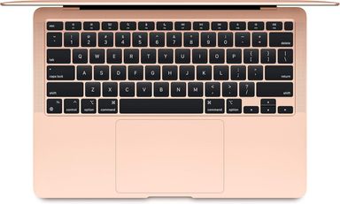 Ordinateur portable Apple MacBook Air 2020 : puce Apple M1, écran Retina 13", 8 Go de RAM, stockage SSD 256 Go, clavier rétroéclairé, caméra FaceTime HD, Touch ID - or