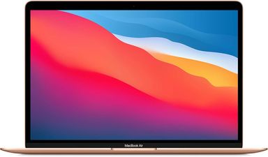 Ordinateur portable Apple MacBook Air 2020 : puce Apple M1, écran Retina 13", 8 Go de RAM, stockage SSD 256 Go, clavier rétroéclairé, caméra FaceTime HD, Touch ID - or