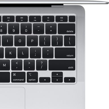 Apple MacBook Air 2020 : puce Apple M1, écran Retina 13", 8 Go de RAM, stockage SSD 256 Go, clavier rétroéclairé, caméra FaceTime HD, Touch ID - Argent