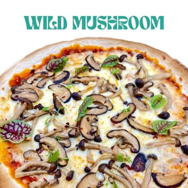 Wild Mushroom Tortilla Pizza 